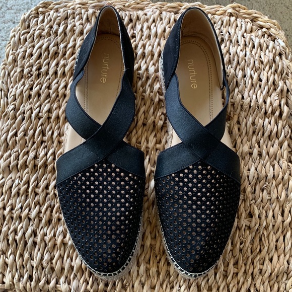 Nurture by Lamaze Shoes - EUC.  Black espadrilles